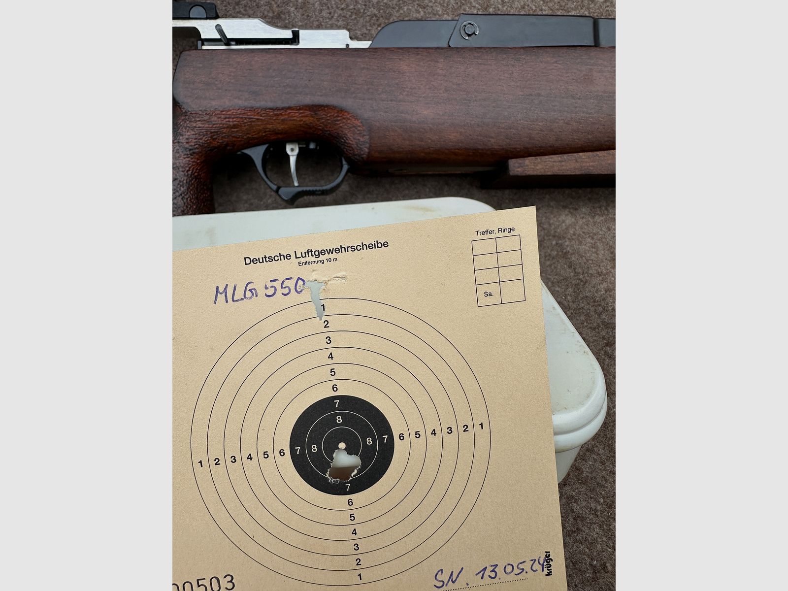 Haenel MLG 550 mit originalem Zubehör extrem selten