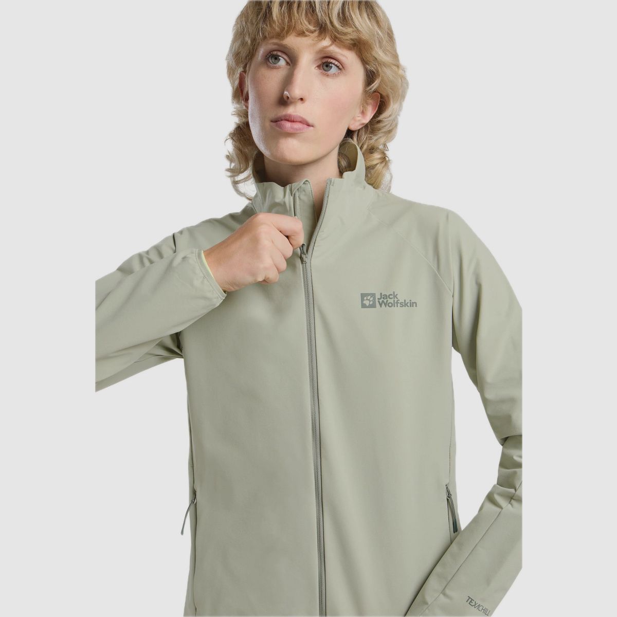 JACK WOLFSKIN Prelight Stride Jkt W Mint Leaf