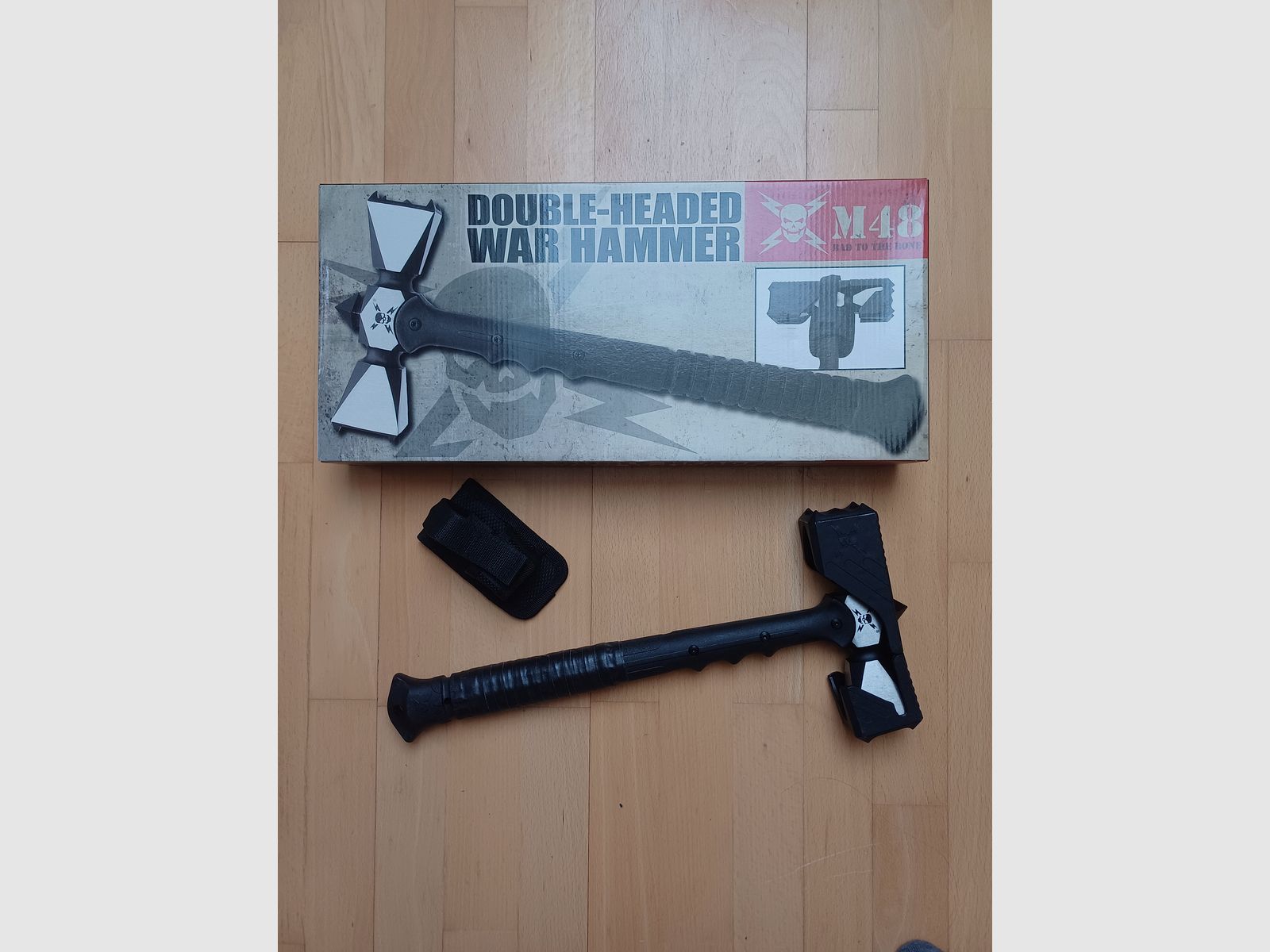 United Cutlery M48 Zweiköpfiger Kriegshammer Warhammer  UC3428 NEU OVP