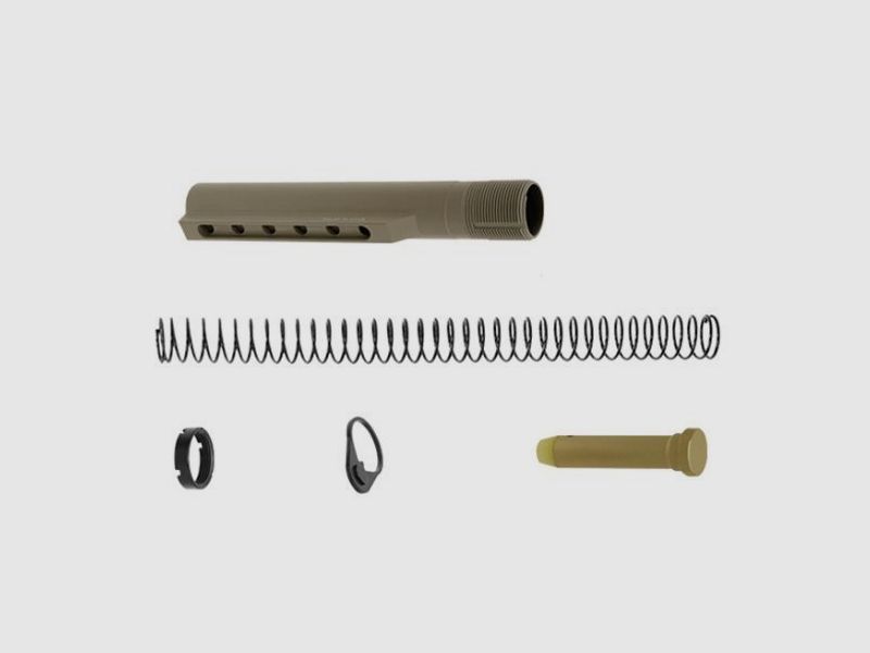 Zestaw UTG PRO Mil-Spec Pufferrohr FDE Cerakote
