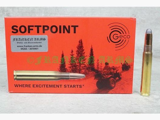 Geco Softpoint 9,3x62 255gr. 16,5g 20 Stück
