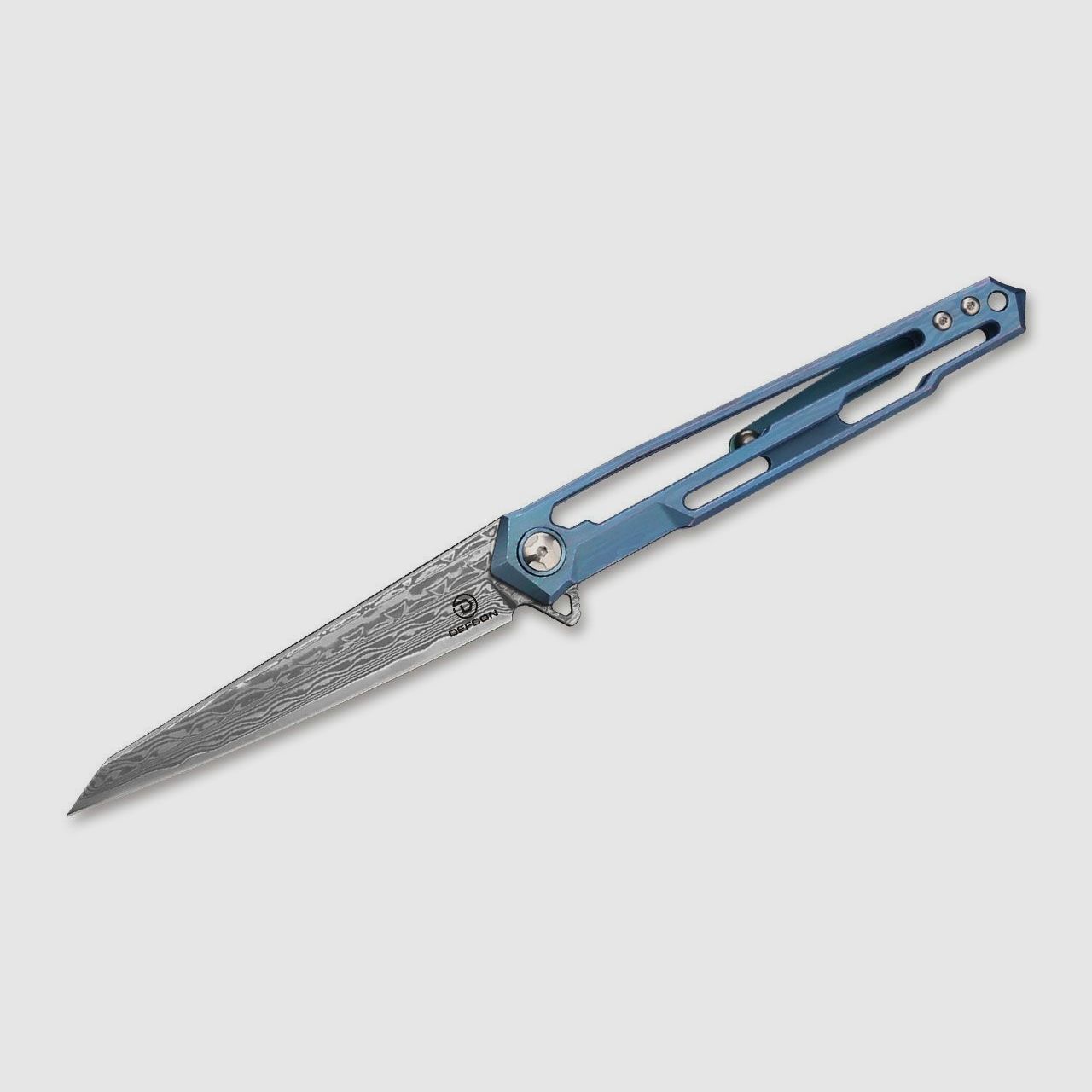 Taschenmesser Peregrine Blue Damastmesser
