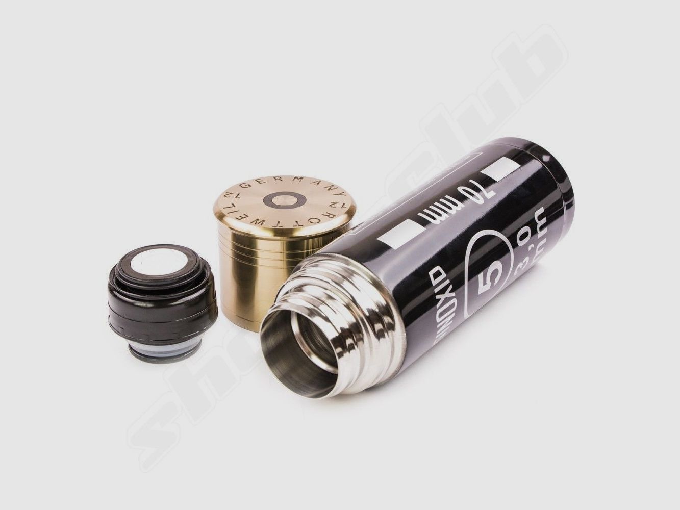 Thermoskanne in Schrotpatronen-Optik von Rottweil - 750ml Inhalt