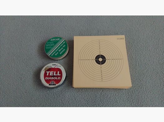 2x Dawka 4,5mm Diabolo, tarcze 14x14, (NOWE) do karabinu pneumatycznego / pistoletu pneumatycznego