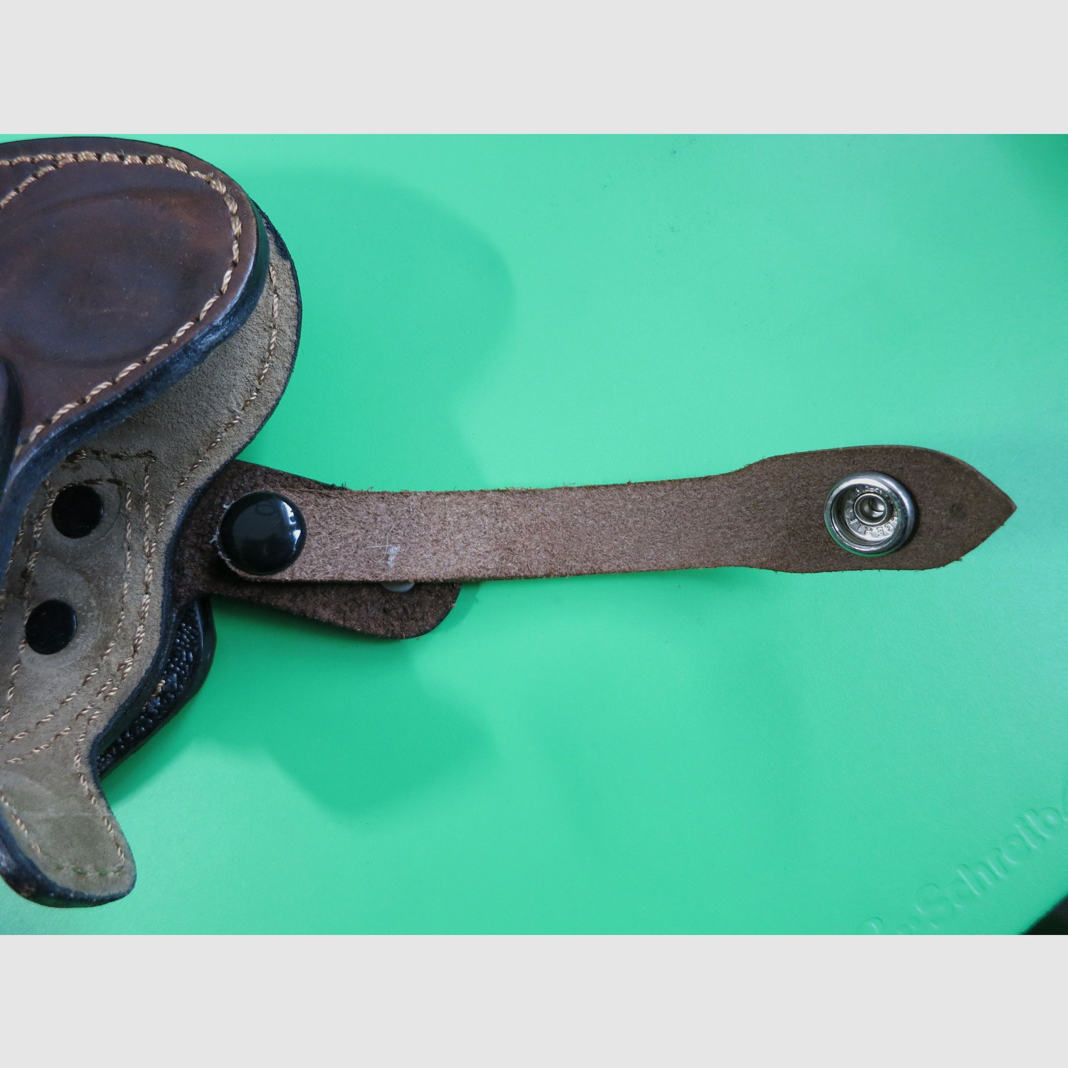 The best! Heerlein exclusive belt holster, .357 Magnum, 4", e.g. for Korth "Profi