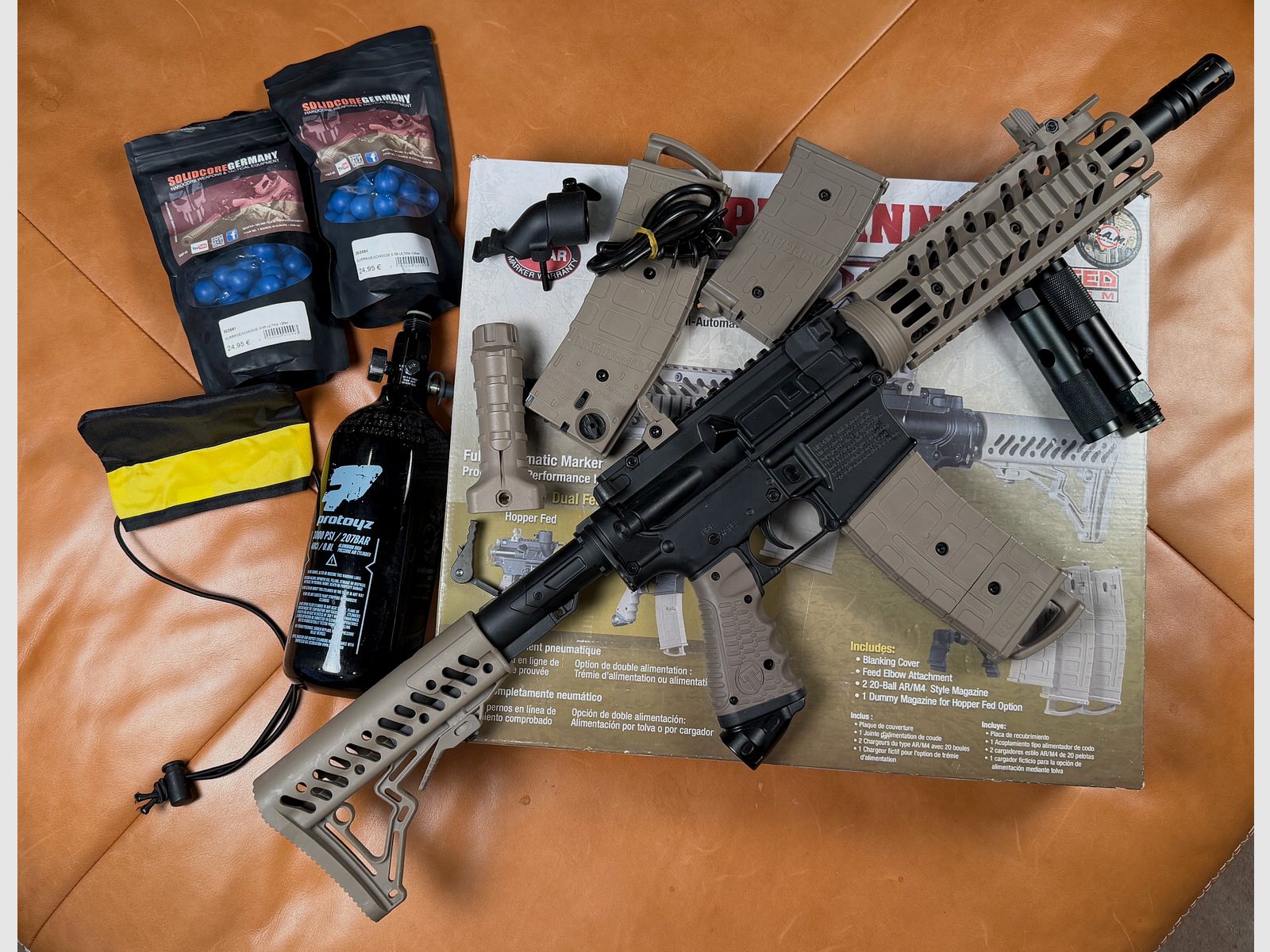 Tippmann TMC .68 RAM Marker / Set M4 Carbine – molti accessori – ottime condizioni