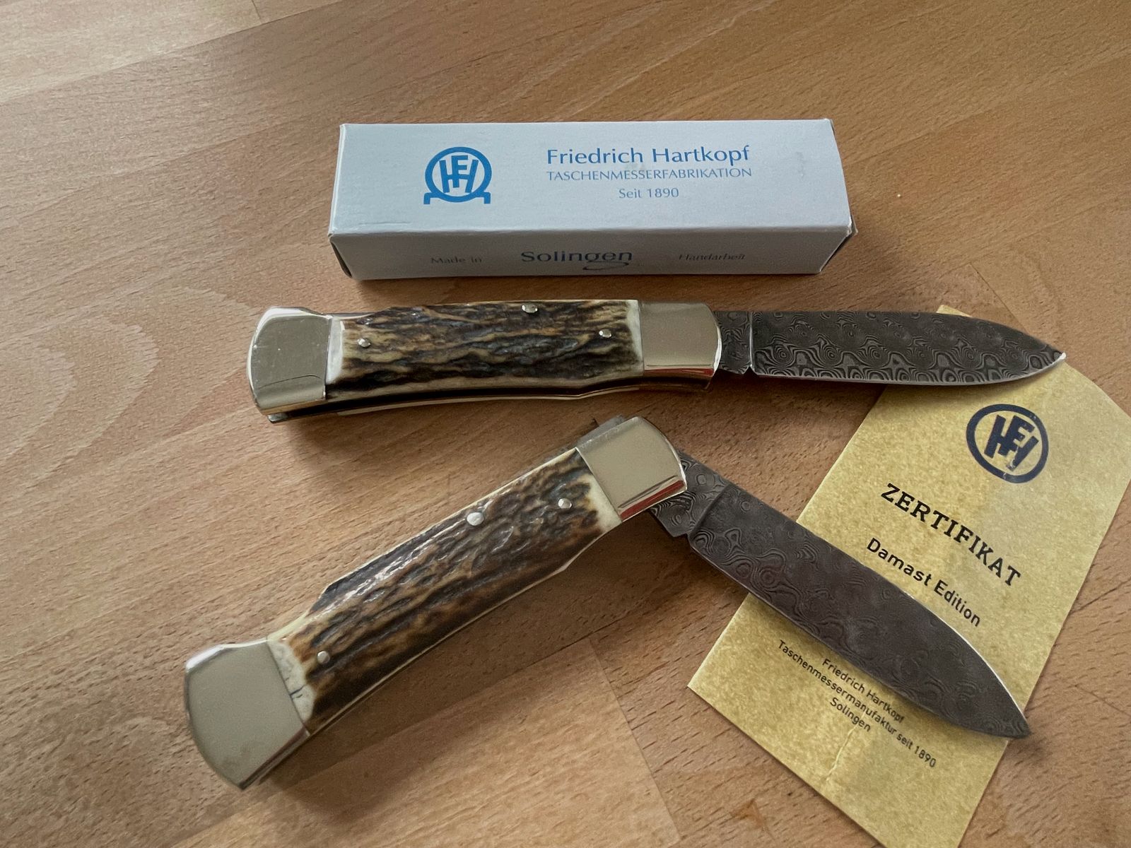 Hartkopf Damast Klappmesser