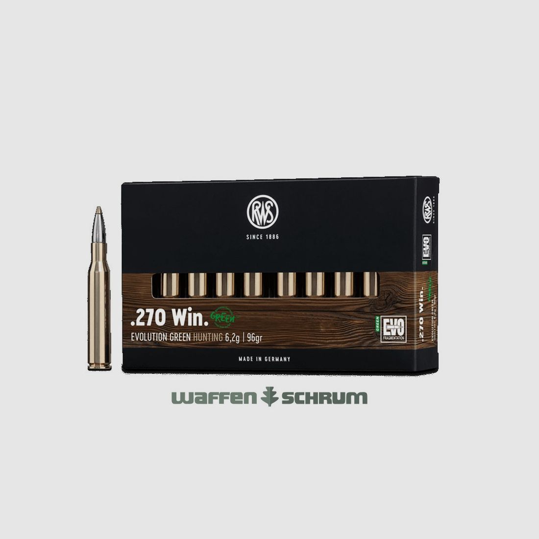 RWS Evo Green 6,2g - 96gr .270Win