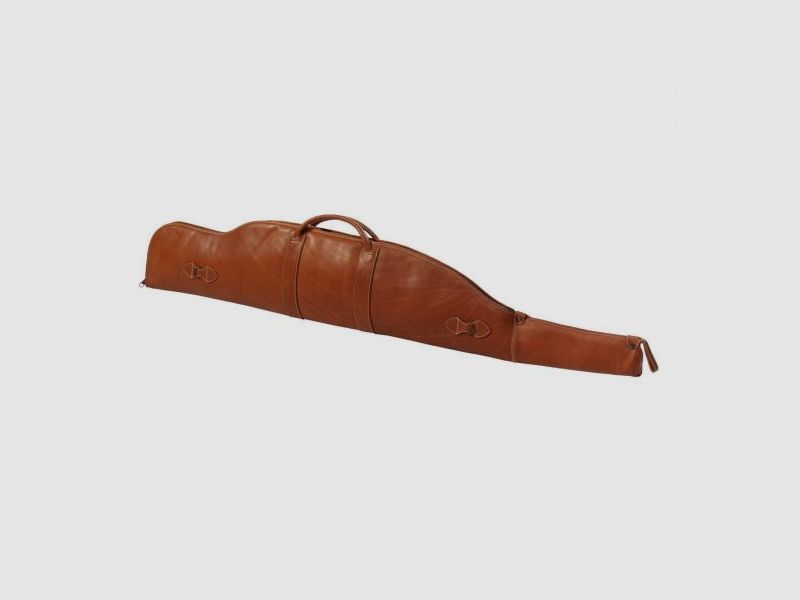 Fritzmann Gewehrfutteral Leder Braun 125x22cm