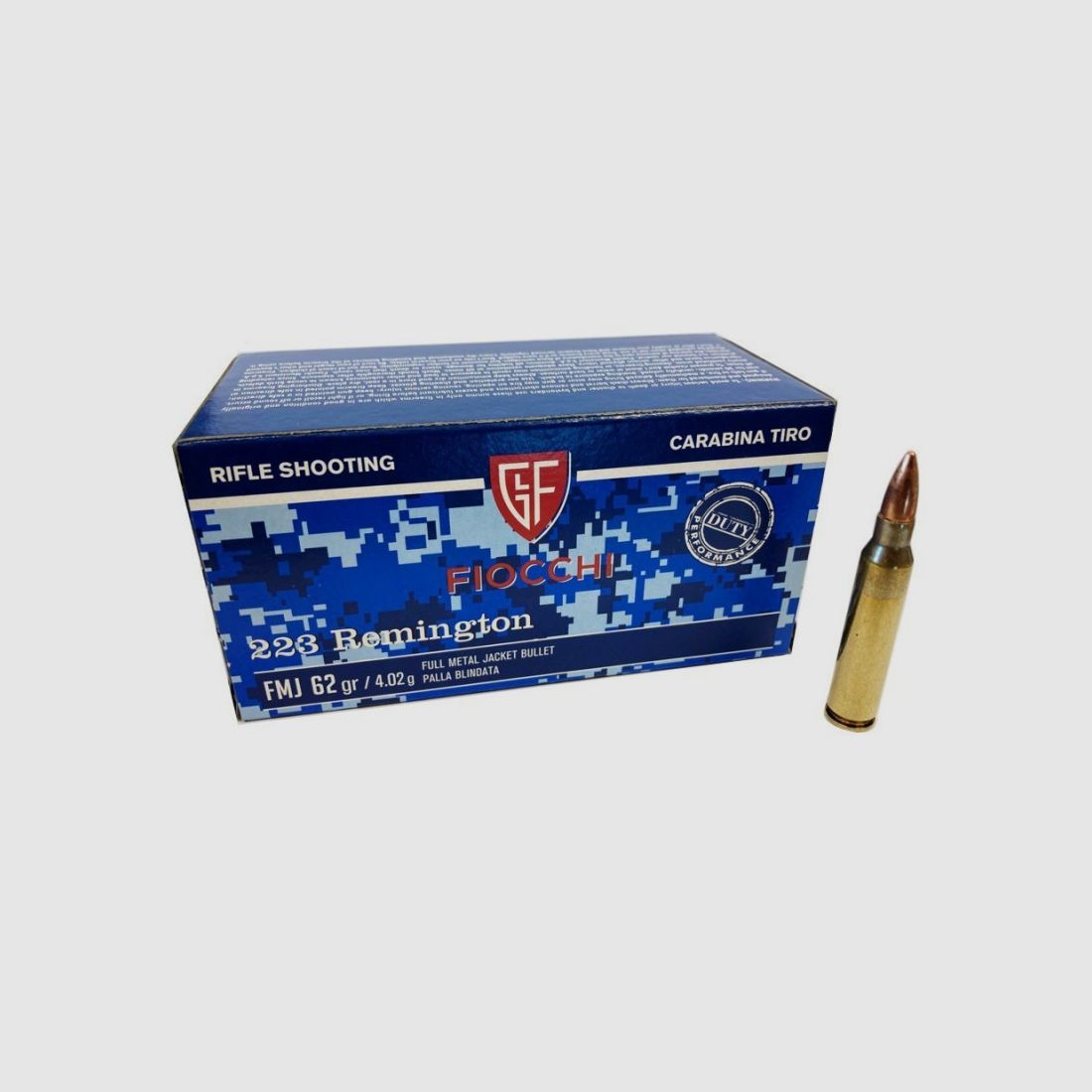 FIOCCHI PATRONEN 223 REM 62 GR