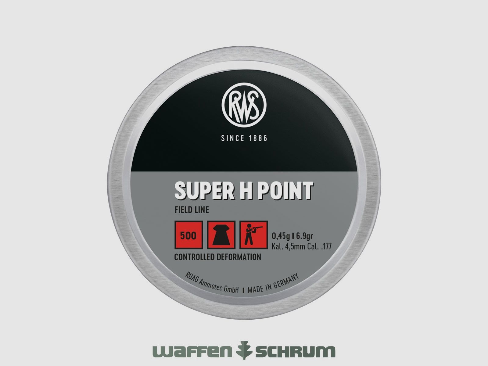 RWS Super-H-Point 0,45g 4,5mm