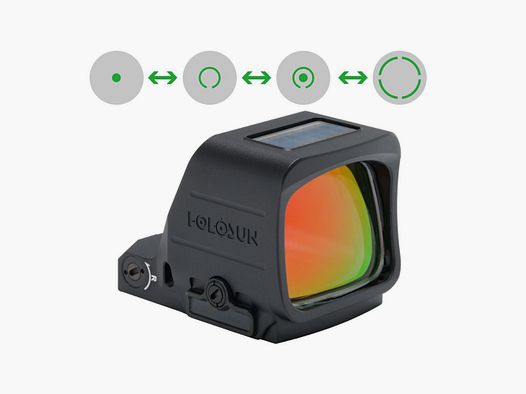 Holosun HE507-PROMAX-GR-PRS – Punto rojo 507 PROMAX. Multi-retícula PRO. Color verde