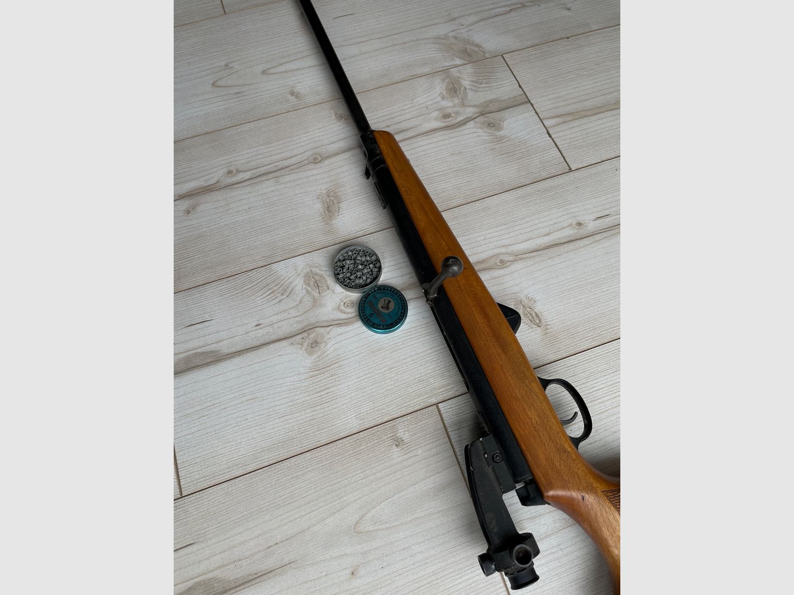 Haenel 311 air rifle with diopter, GDR