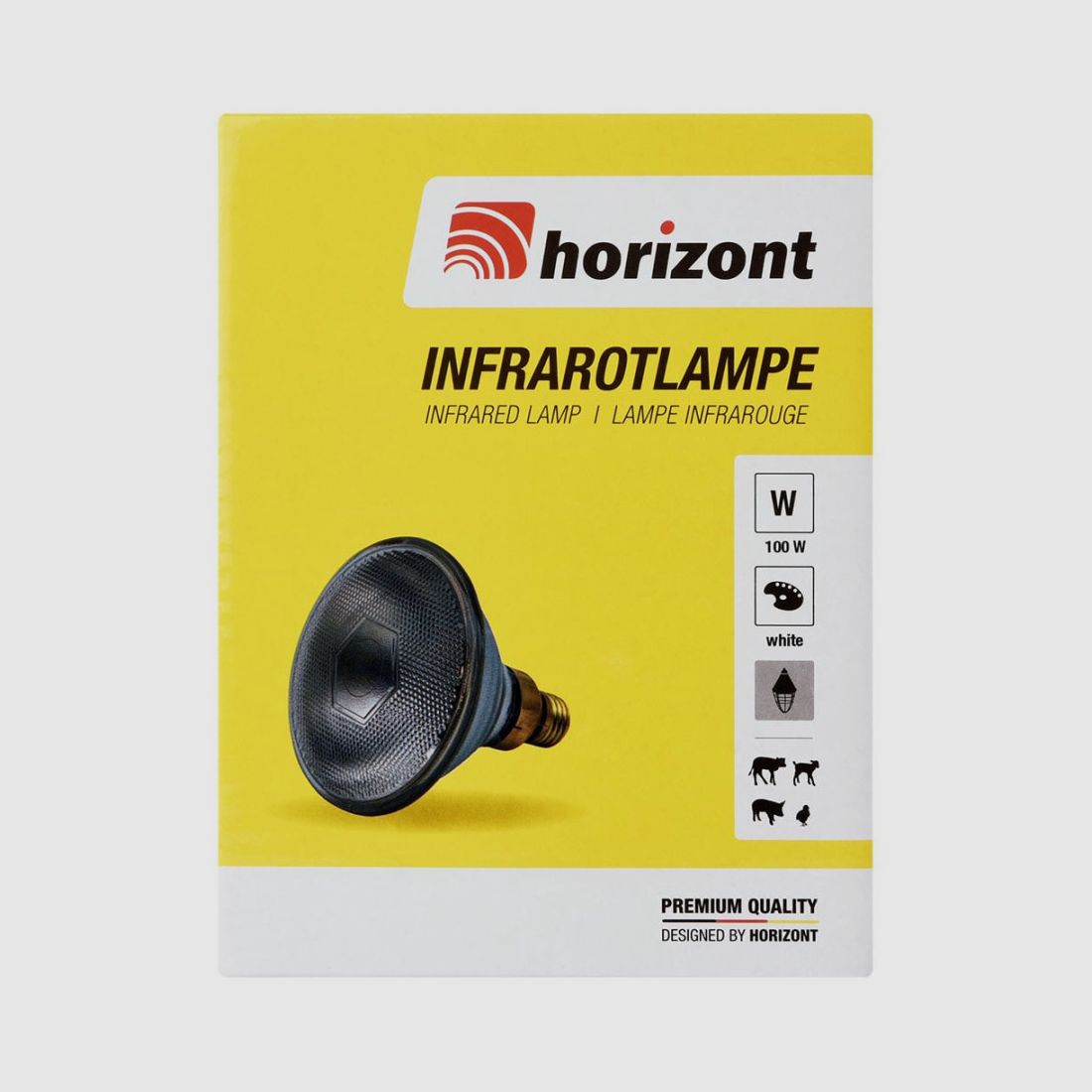 Lampadina infrarossa PAR 100 W chiara, immagine 5 di 5