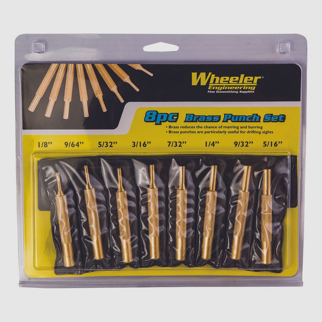 Set di punzoni in ottone Wheeler, immagine 2 di 2