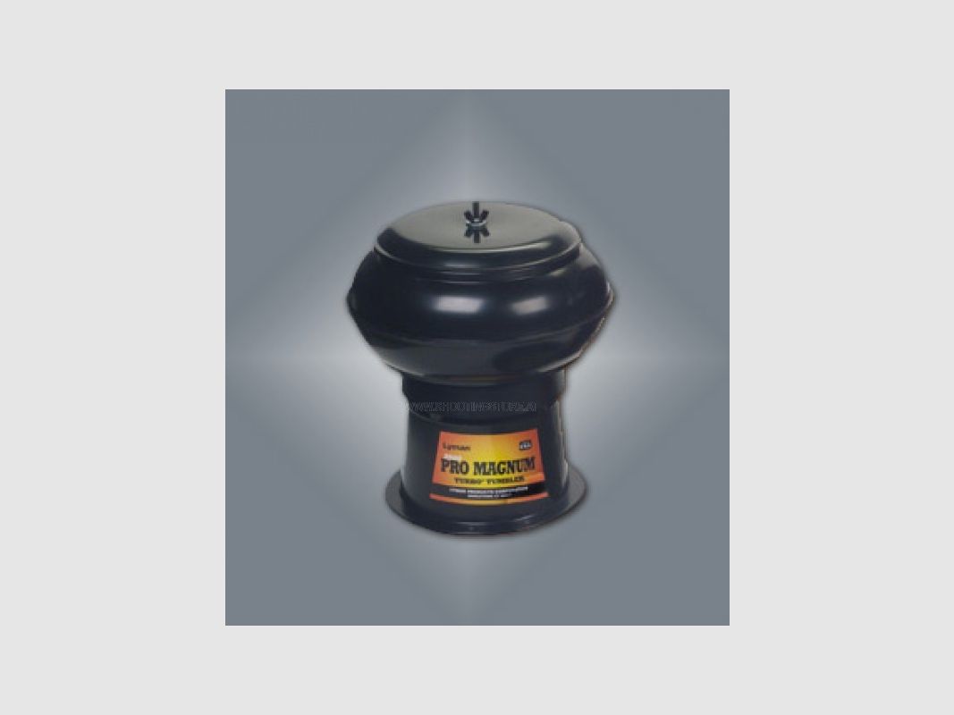 LYMAN 2500 PRO MAGNUM TURBO TUMBLER BLACK 220 VOLT