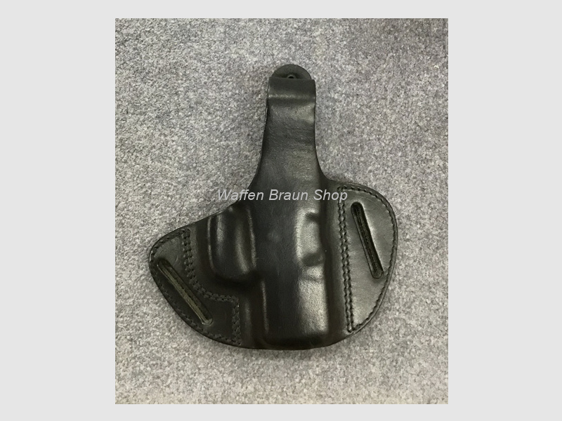 Carl Walther Leder Holster für Walther Pistole Model  PPS Schwarz