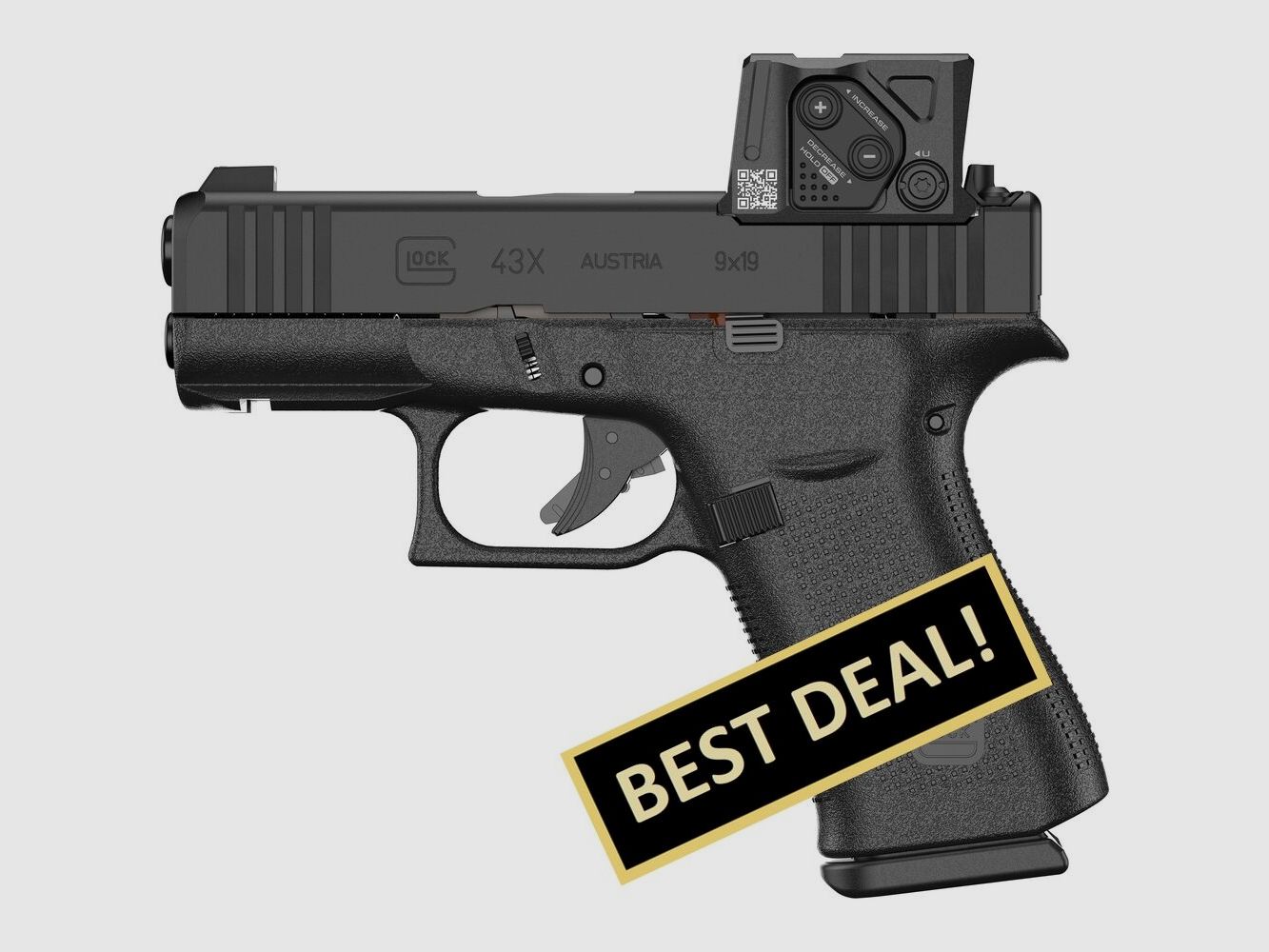 Glock Pistol 43X A-CUT Combo 9 mm Luger