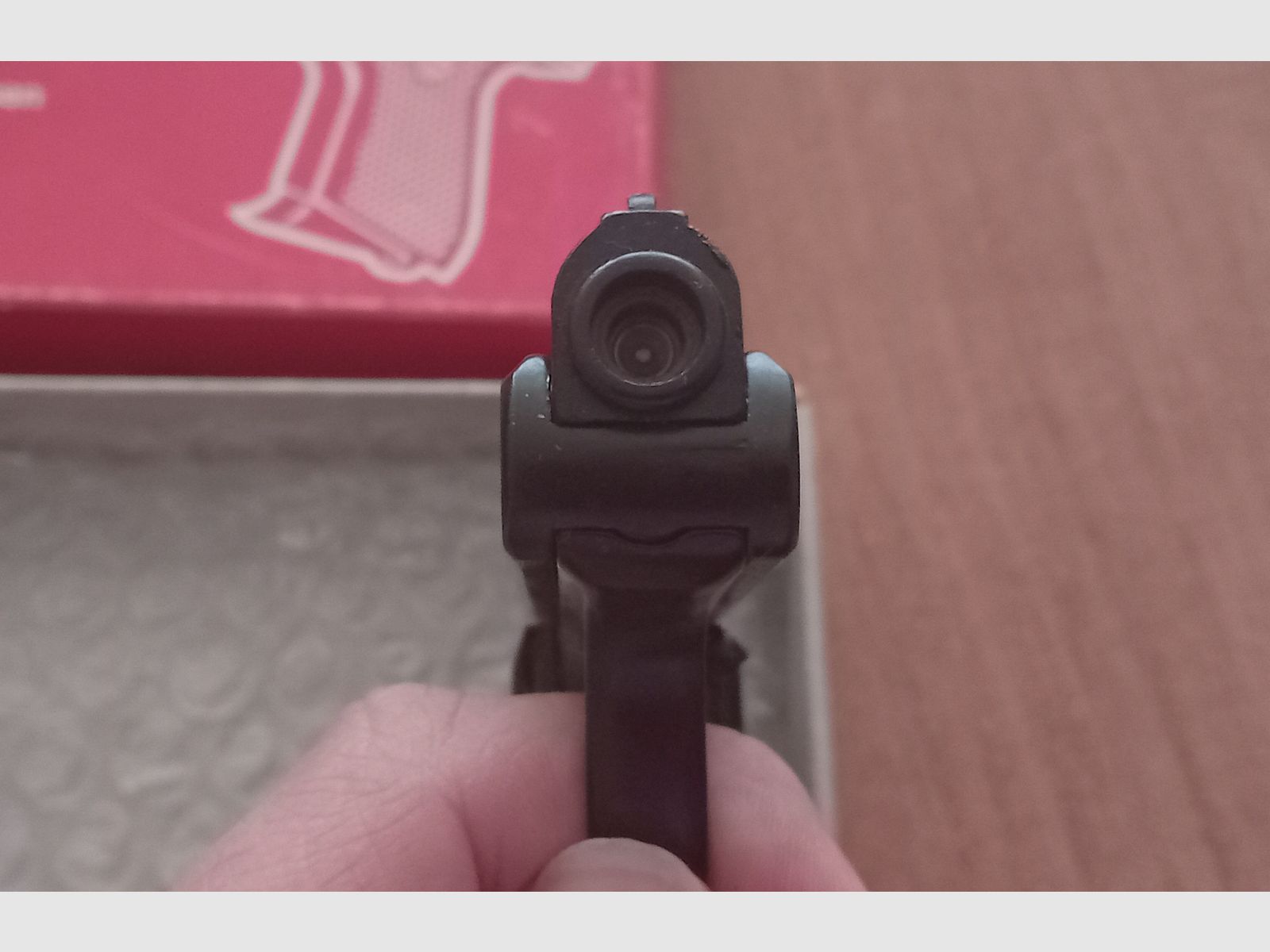 Seltene Starterpistole Rhöner SM 151A im PTB 474/ Kal. 8 mm Knall