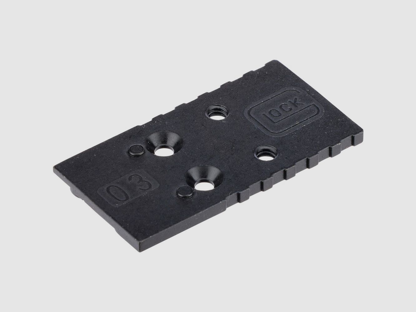 Set de plaques adaptatrices Glock MOS – 25,5 mm (#3 pour C-More)