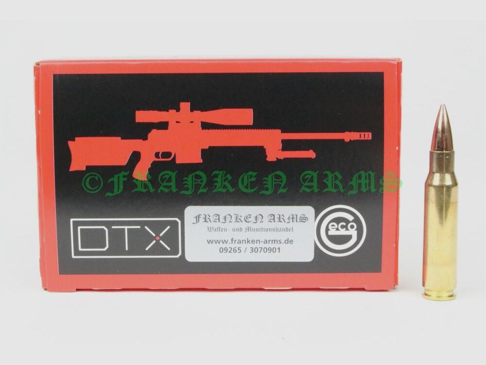 Geco DTX .308 Win. 150gr. 9,7g 50 Stück Staffelpreis