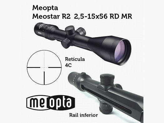Meopta – Visor Meostar R2 MR – 2,5-15×56 – RD 4C***