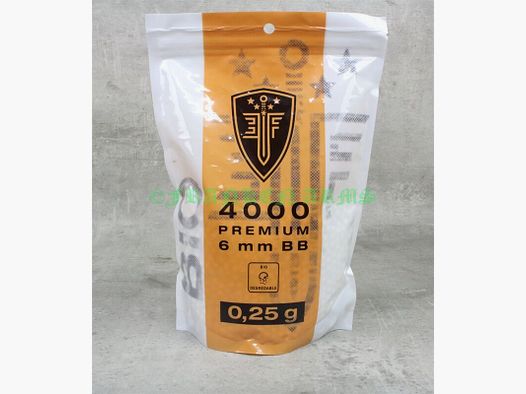 Elite Force Premium Bio BBs 6mm 0,25 g blancs 4000 pièces 2.6101