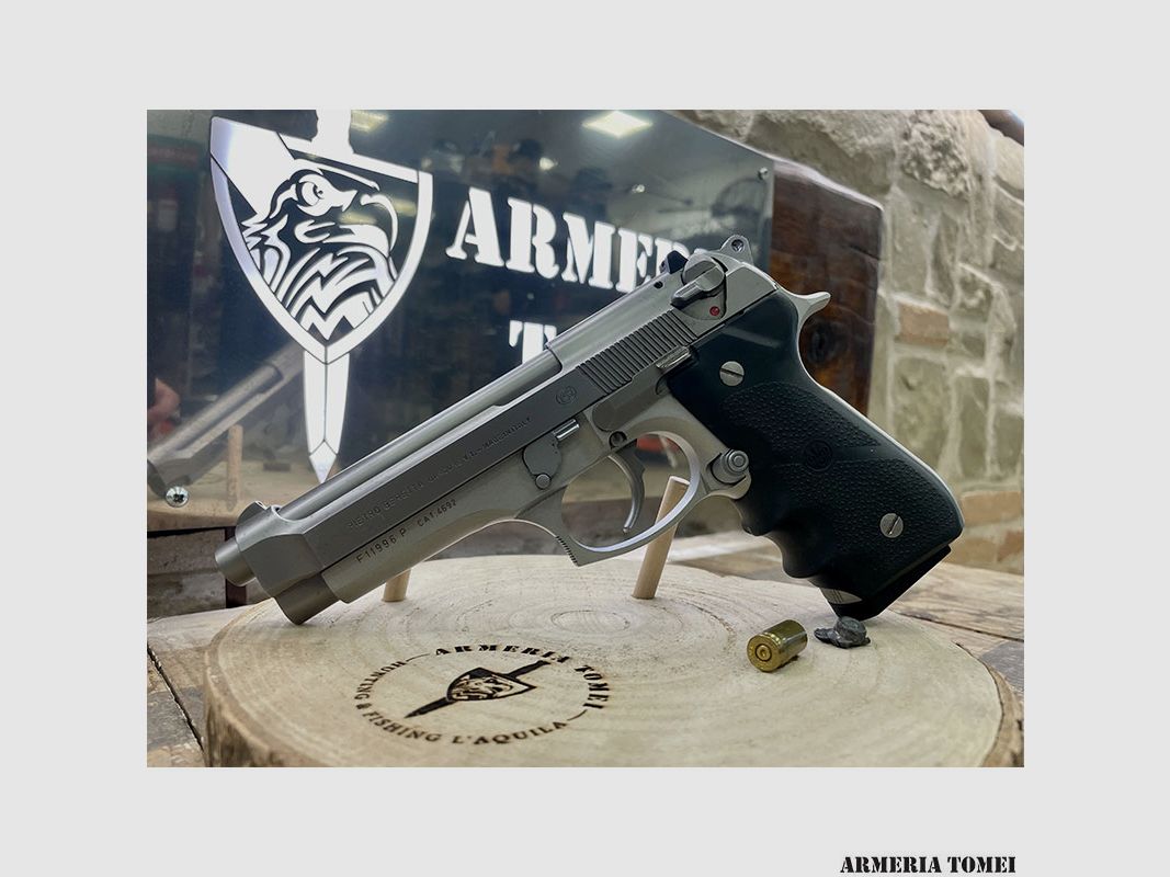 USATO – PISTOLA – BERETTA 98FS INOX cal. 9×21, immagine 1 di 5