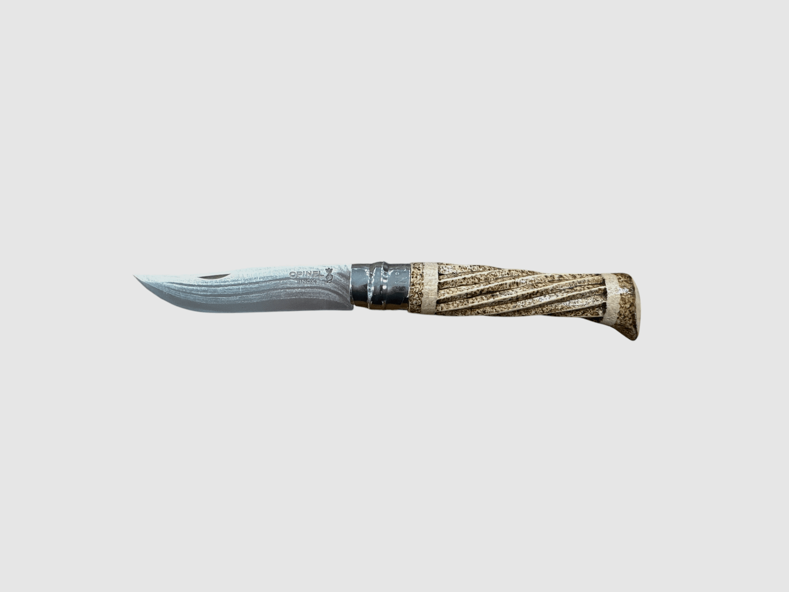 Couteau – OPINEL – N.9 INOX SPIRALE + pyrogravure réalisée à la main, image 1 sur 4