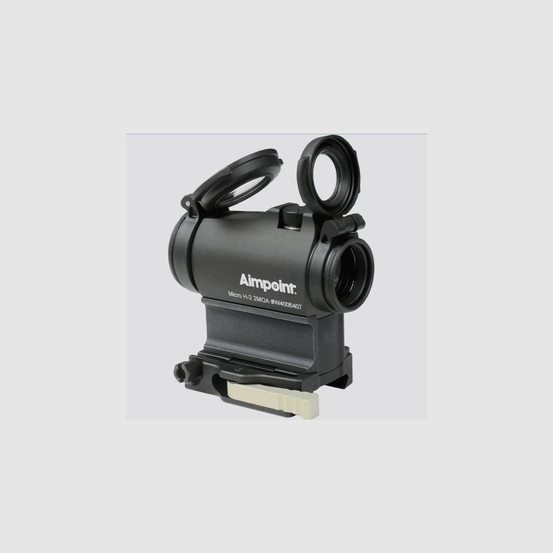 AIMPOINT Leuchtpunktvisier Micro H-2 m. AR15-Montage 2 MOA  schwarz matt