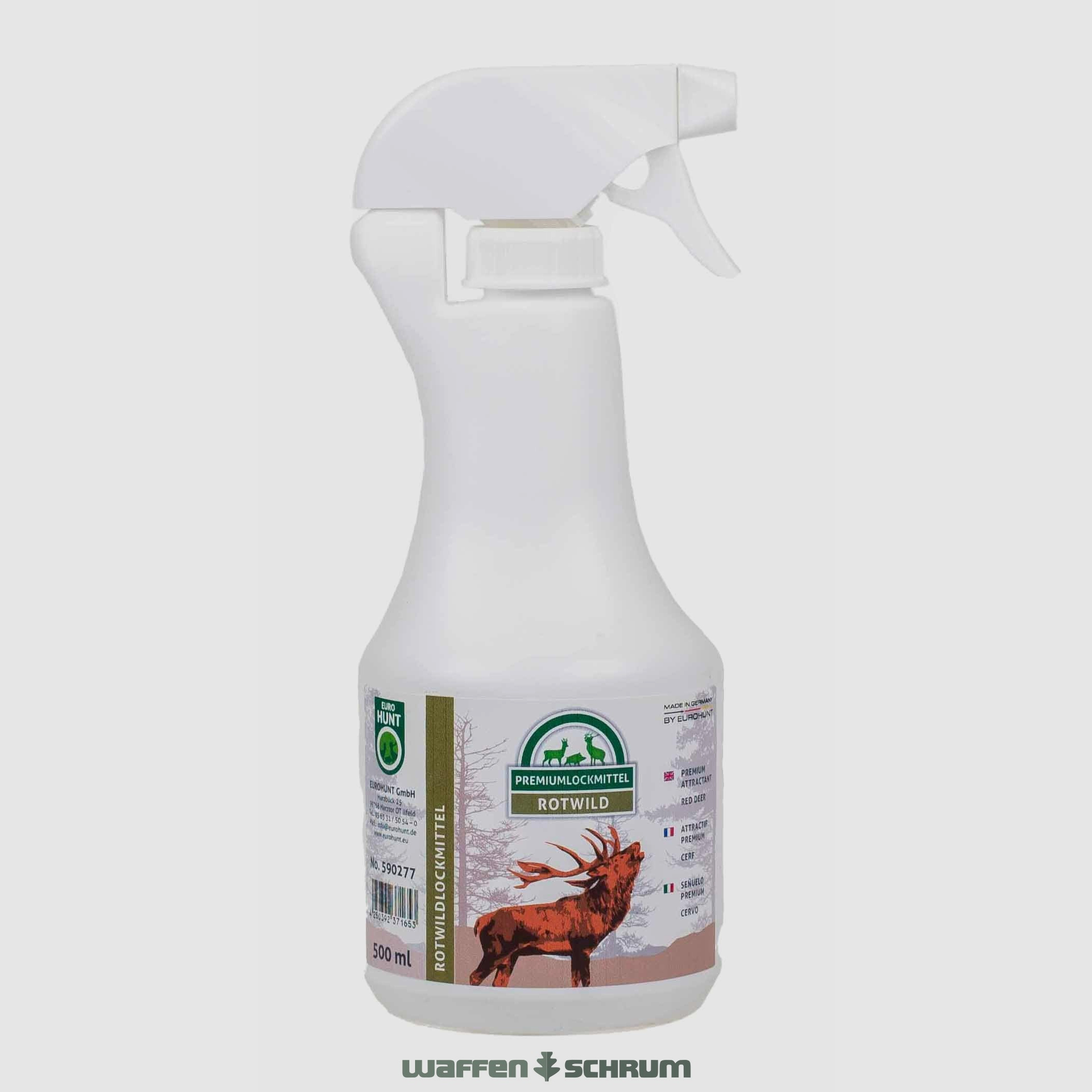 Eurohunt przynęta na jelenie 500ml butelka z pompką