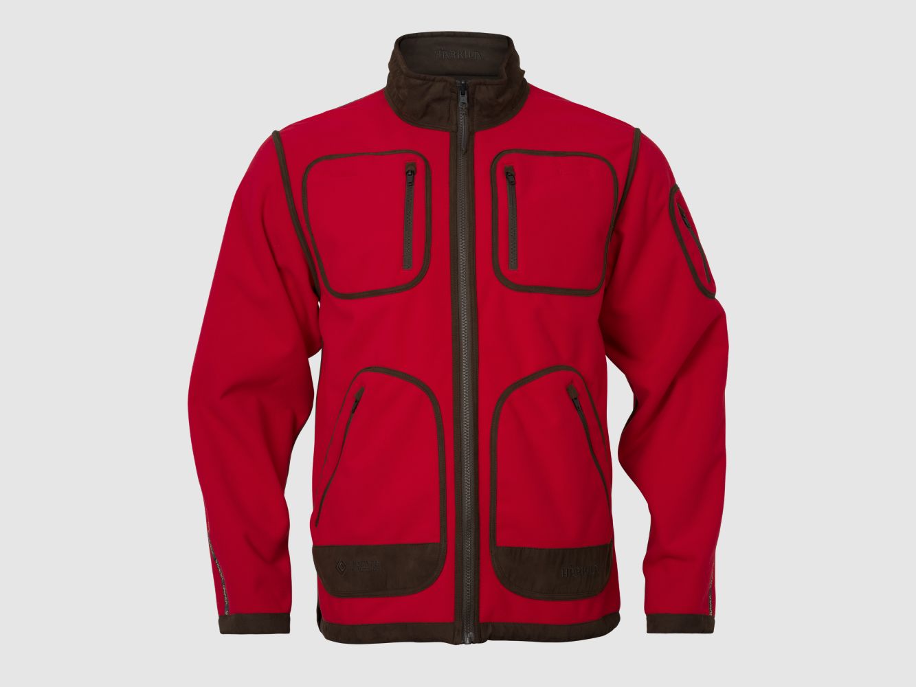 Härkila Kamko Fleecejacke Rot / Braun