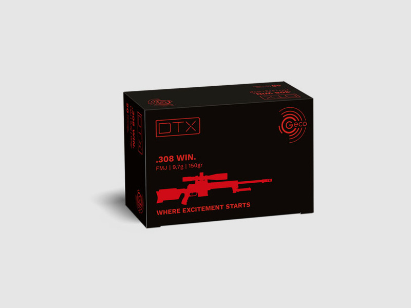 Geco .308WIN. DTX bleifrei 7,0g - 108gr 50er Pck.