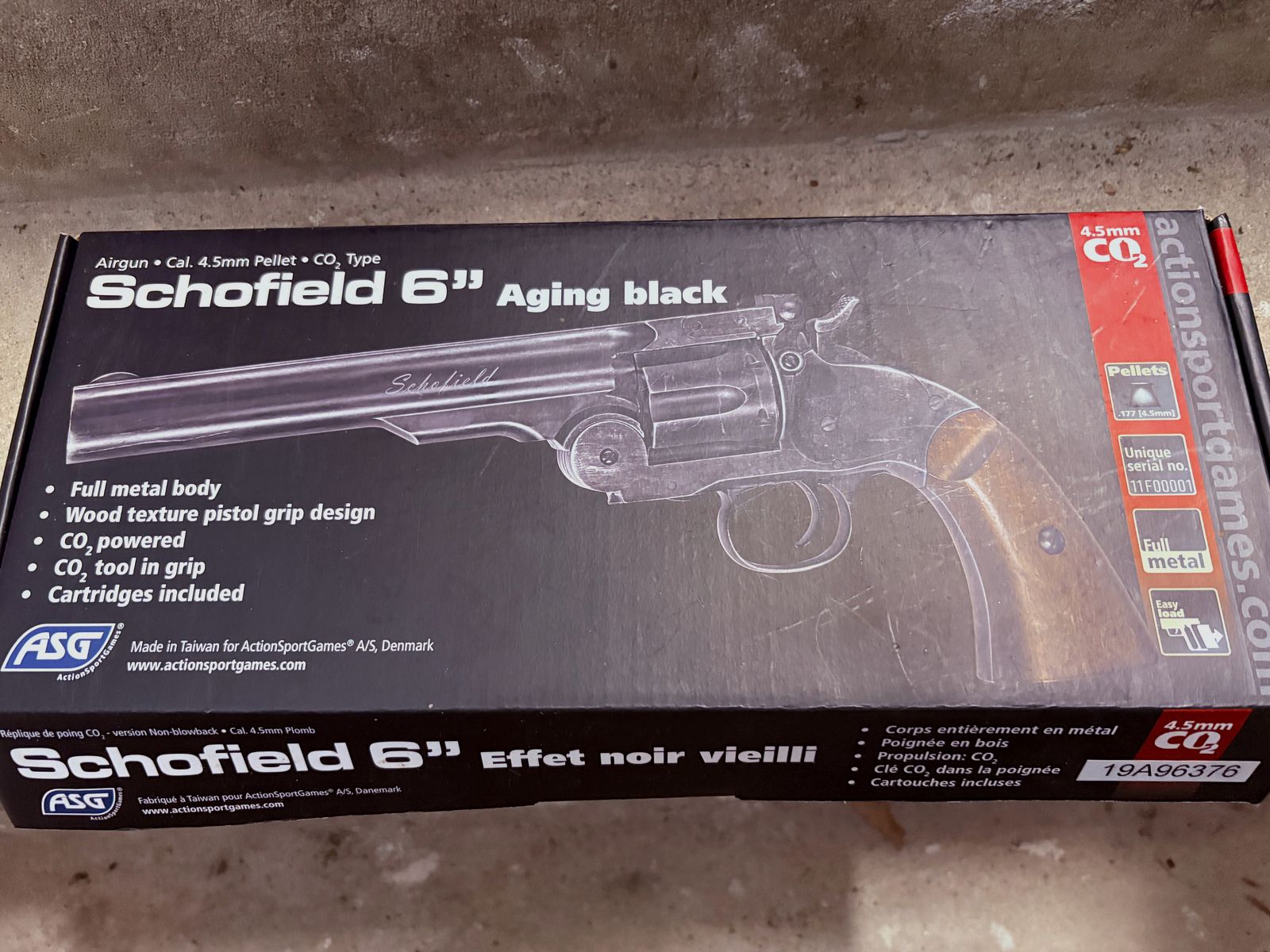 Schofield, ASG Revolver, CO2 Diabolo