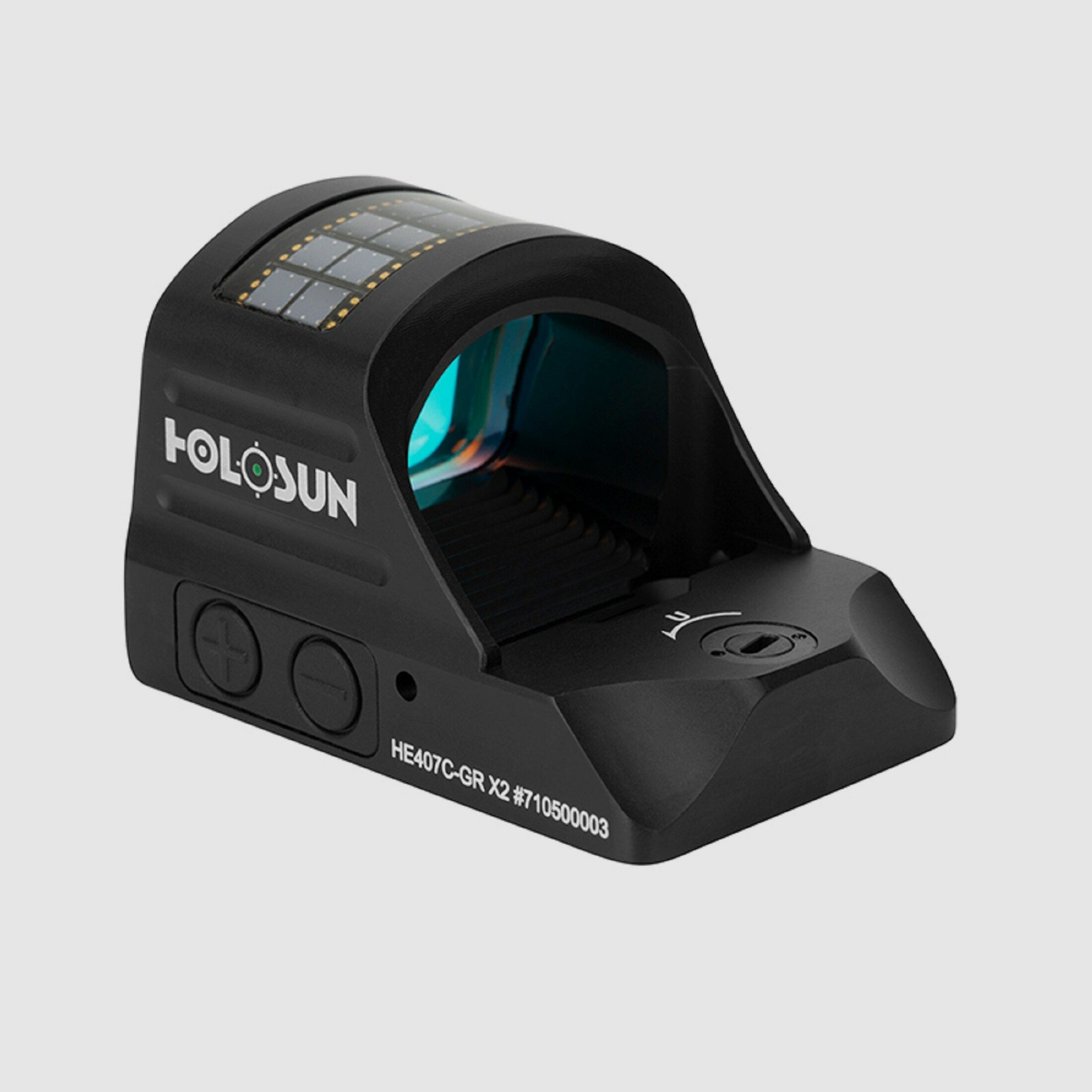Holosun HE407C-GR X2 Reflexvisier – Green Dot 2 MOA Solar Failsafe Titanium Housing, Bild 2 von 4