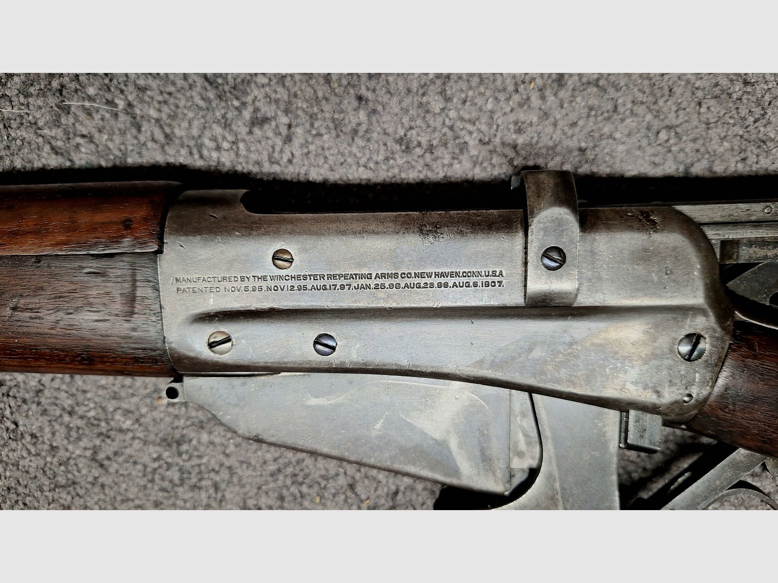 Winchester 1895 Russia contract / contract 7.62x54R with short bayonet M1895 / M95