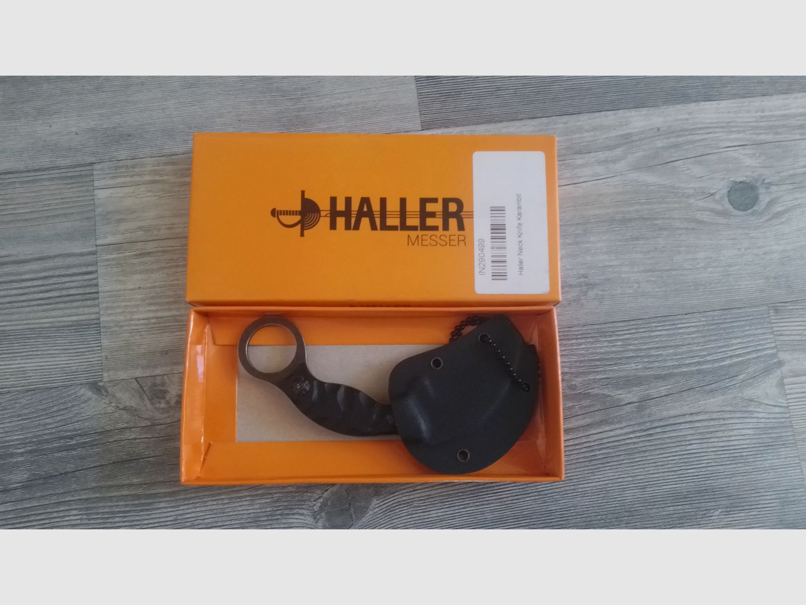 Haller Neck Knife Karambit – unbenutzt