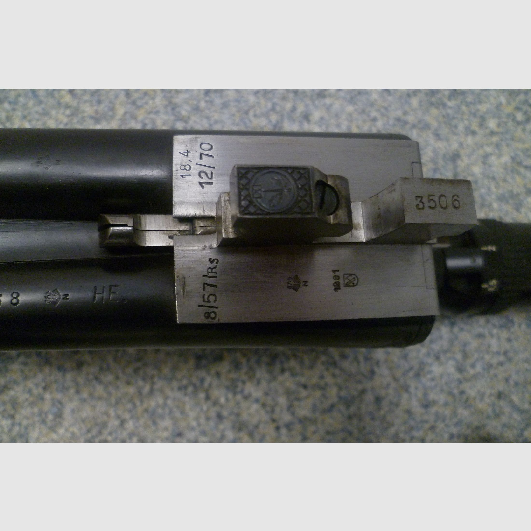 Breech-loading shotgun Bühag 12/70 & 8x57IRS