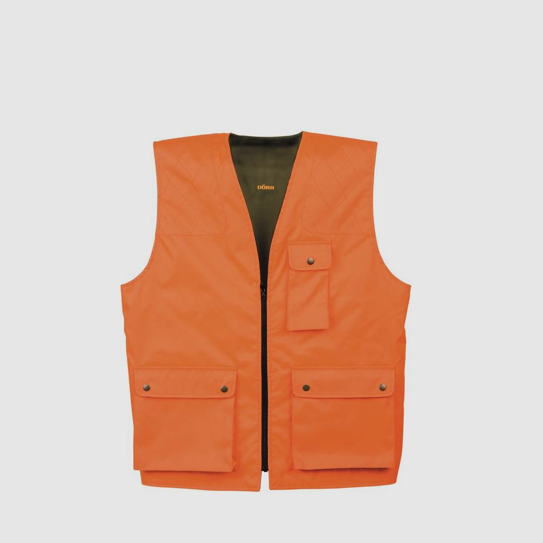 DÖRR 208403 Wendeweste Orange/Olivgrün 3XL
