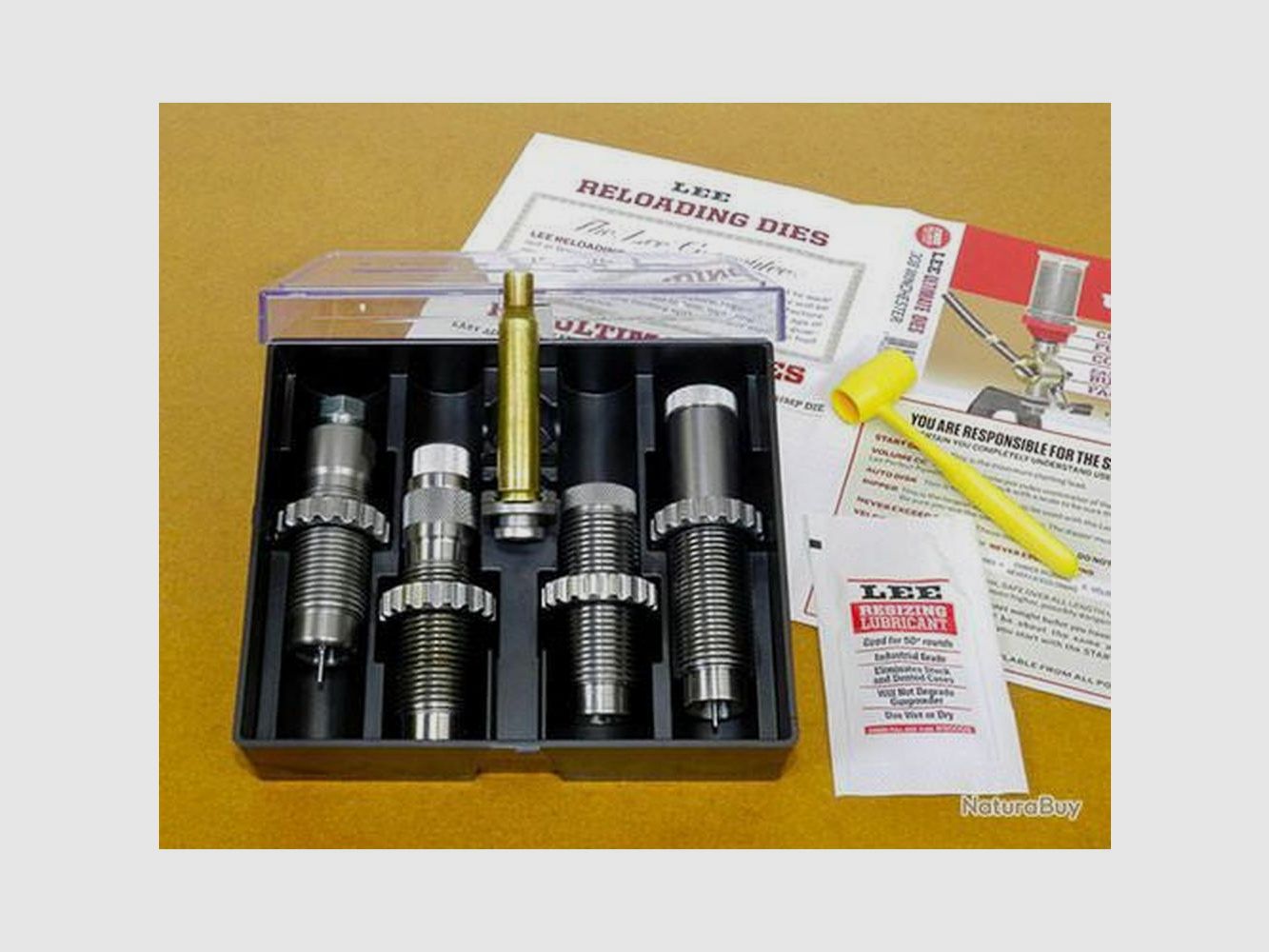 Ultimate Die Set Lee Precision - Kaliber .243 Winchester - Präzision und Haltbarkeit - Zuverlässiges Nachladen, Bild 1 von 5