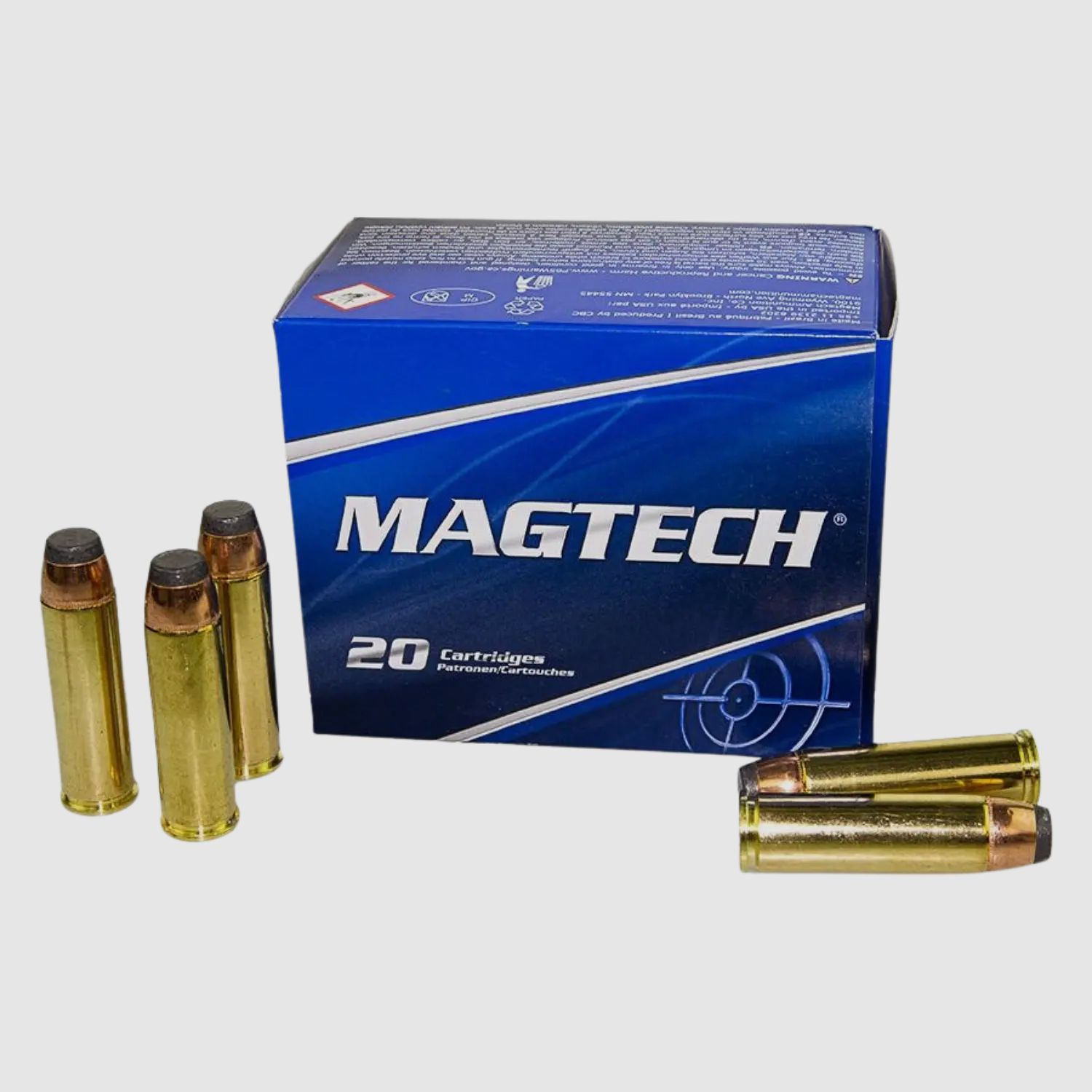 Magtech .500 S&W SJSP-Flat Light Loading 325gr 20 Rounds