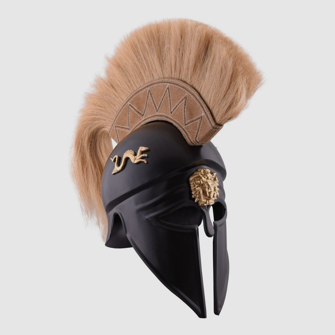 Korintherhelm mit Helmbusch