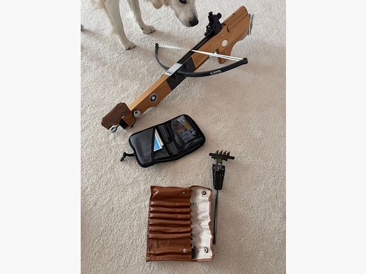 Winzeler Match-Armbrust (30m) – Topstaat incl. accessoires