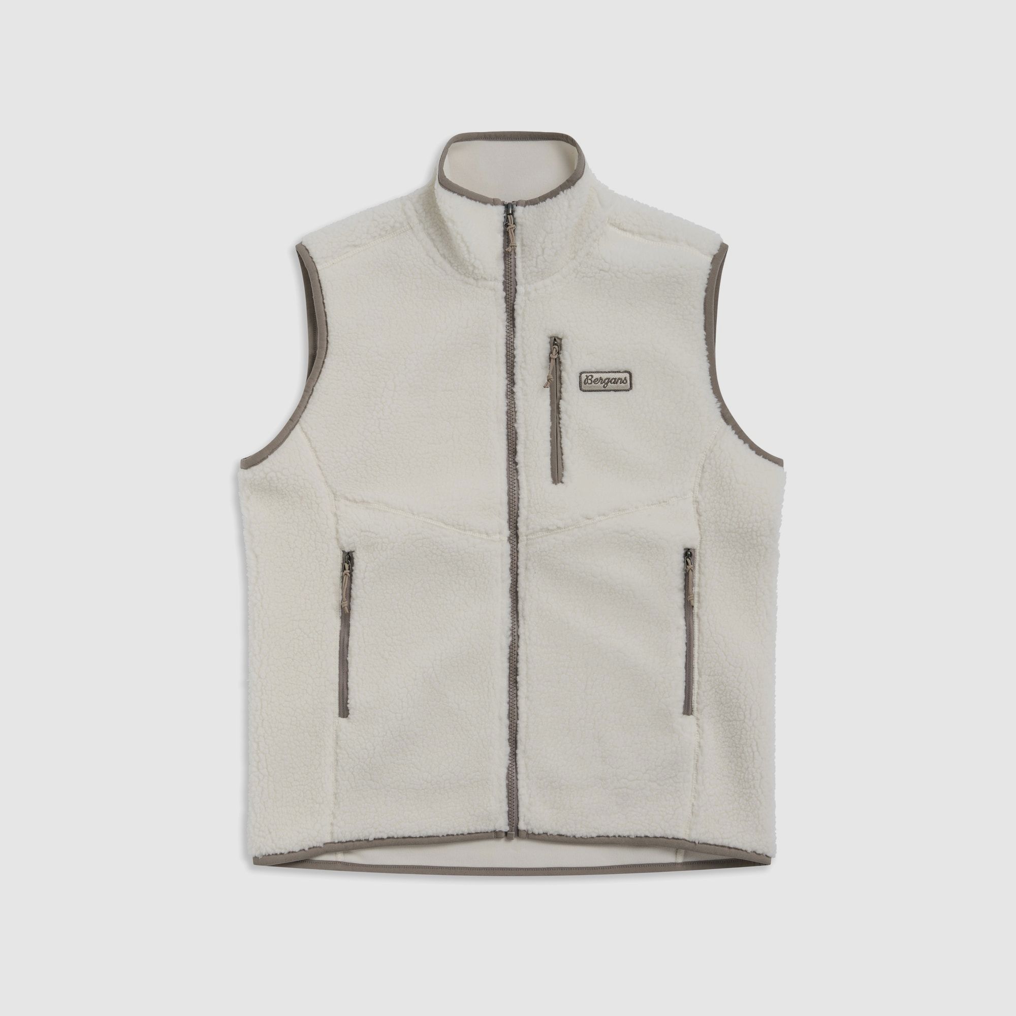 Gilet en polaire Bergans Lunnan pour femmes Vanille Blanche XS
