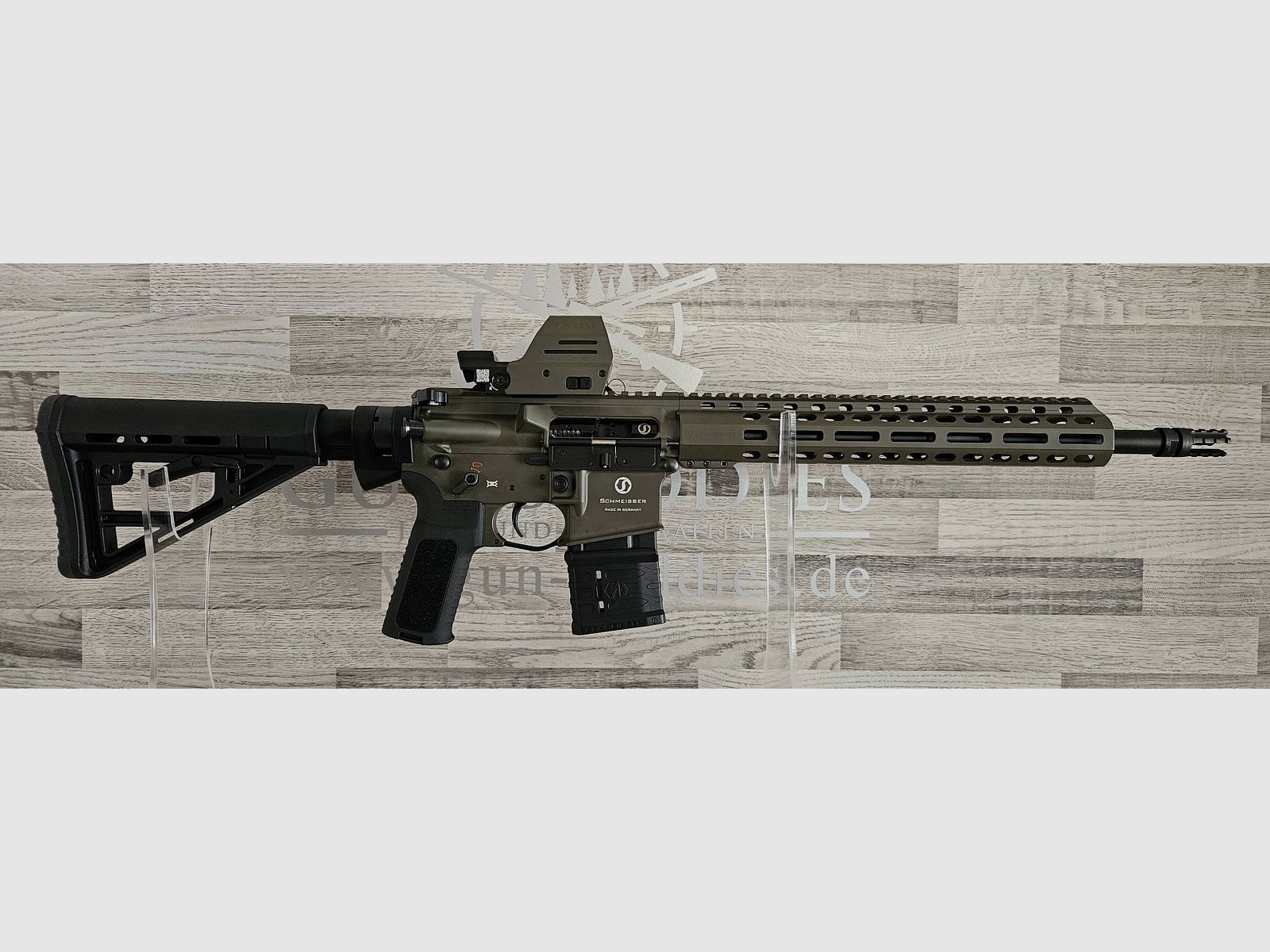 Schmeisser AR-15 M4FL OD Green 14,5" Kal. .223Rem. + Falke LE OD Green - versandkostenfrei - Neuware vom Fachhandel