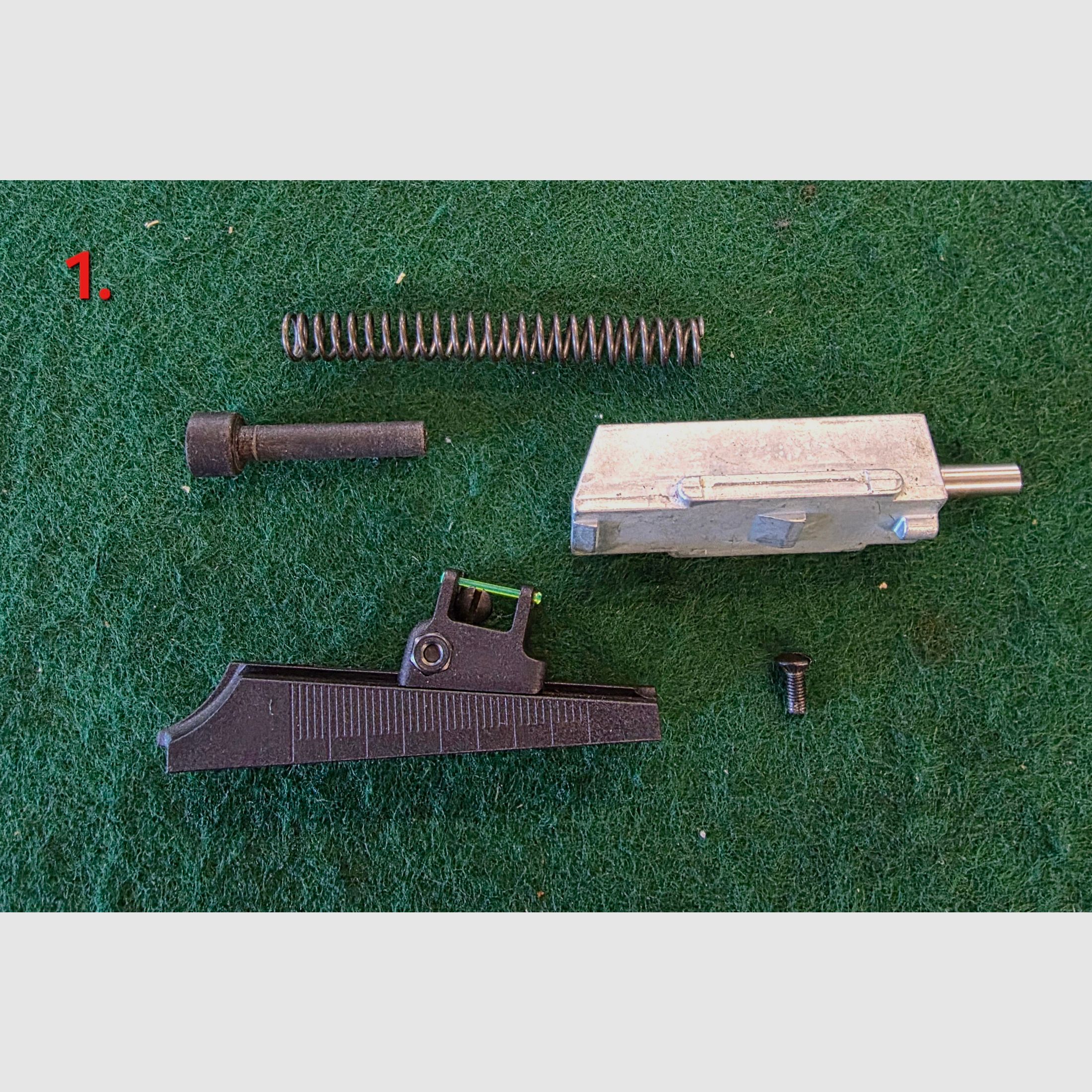 Ensemble de pièces de rechange Hammer Kimme Hämmerli Air Magnum 850 Umarex Fusil Co2 Répétiteur Classic Airmagnum XT M2 AM850