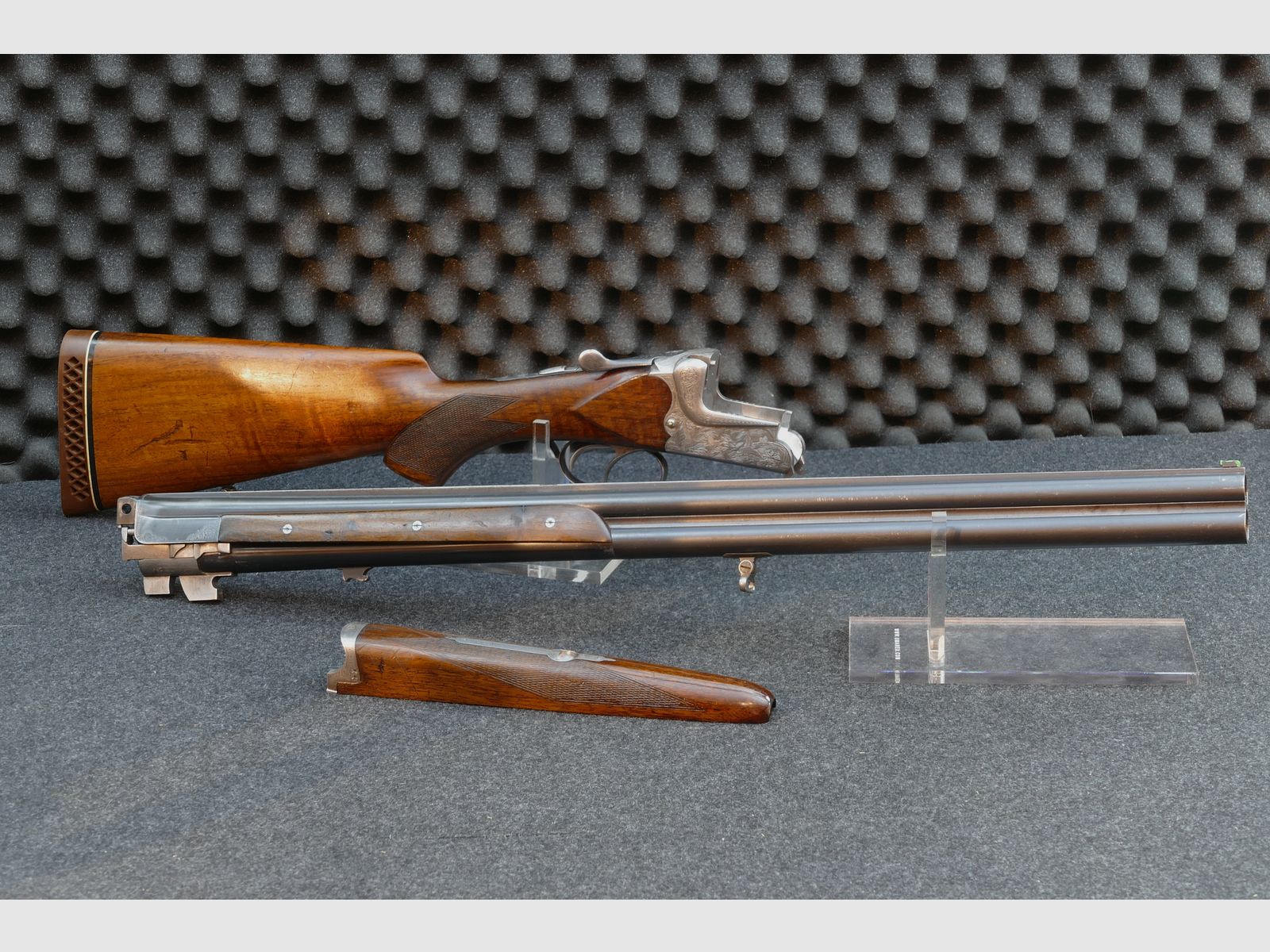 Merkel 201E — Fusil à deux canons superposés, Cal. 12/70 (Suhl / 1970), image 16 sur 20