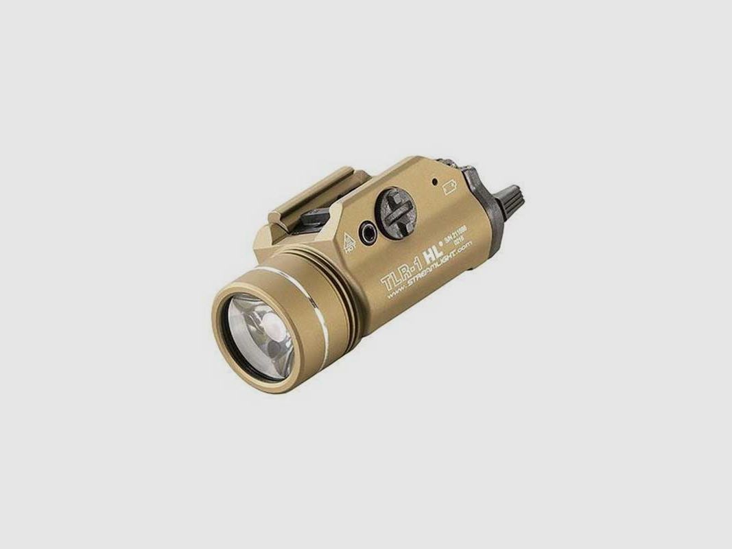 Latarka Do Broni Streamlight TLR-1 HL, 1000 lm, bateryjna (2x CR123A) Piaskowa L-69266, zdjęcie 1 z 2