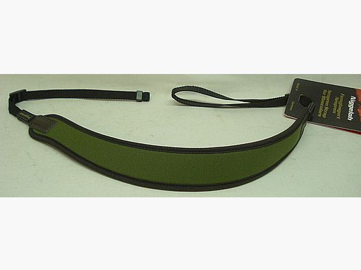 Binocular strap Outline contour - olive green with neoprene back