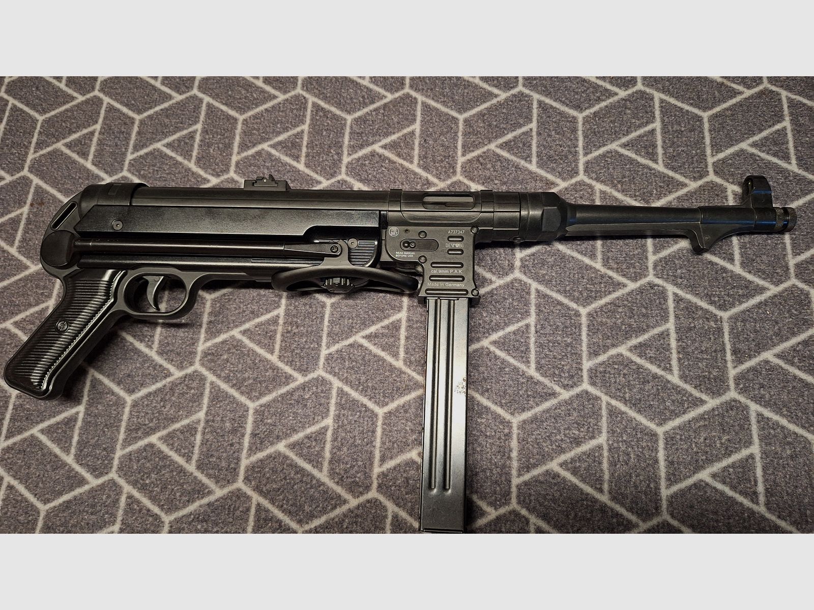 MP40 G.S.G. Pistolet maszynowy z sygnałem 9 mm P.A.K.